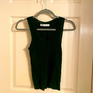 Zara Green Tank Top